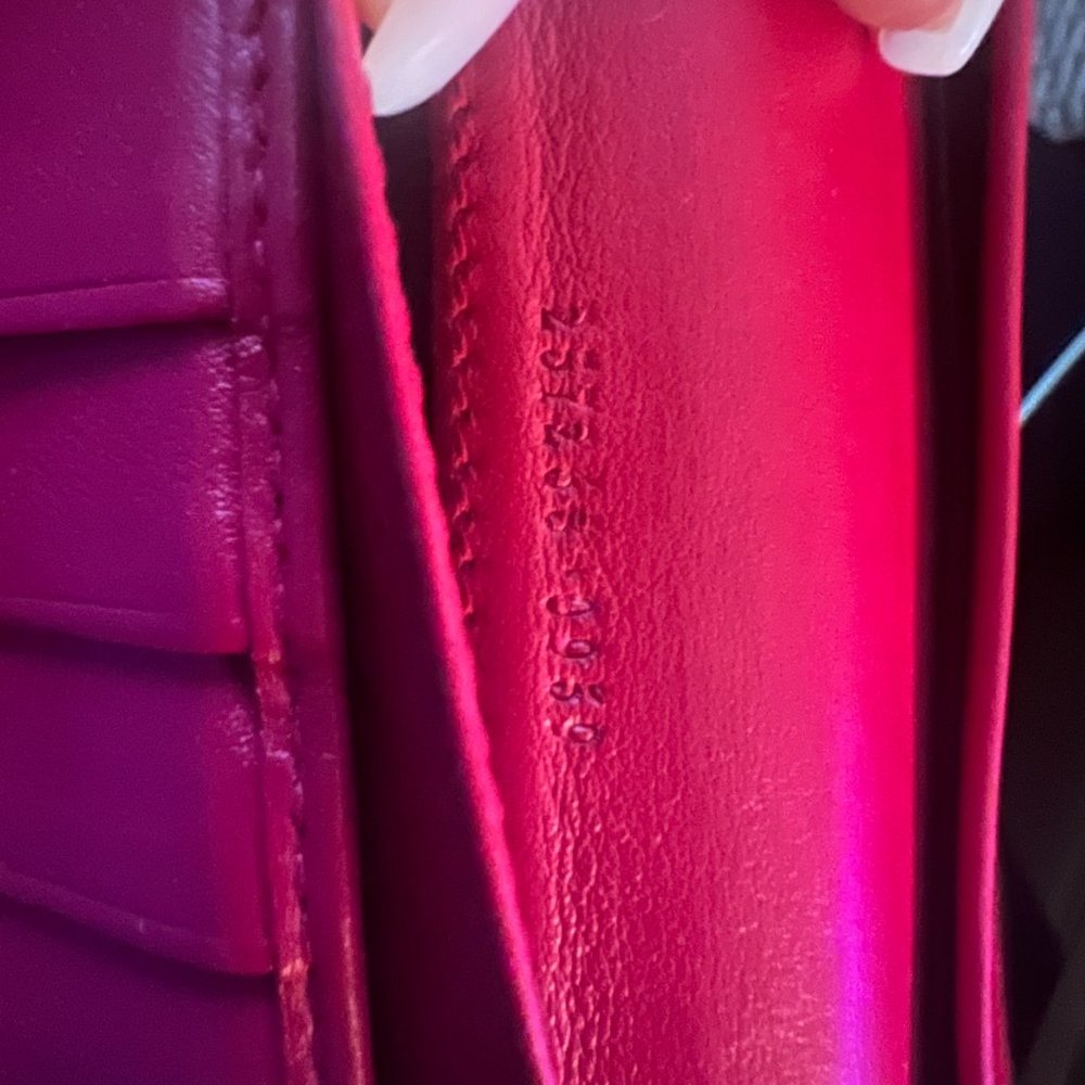 Gucci Micro Guccissima Red Wallet (Great Condition- Authentic) - Picture 5 of 5